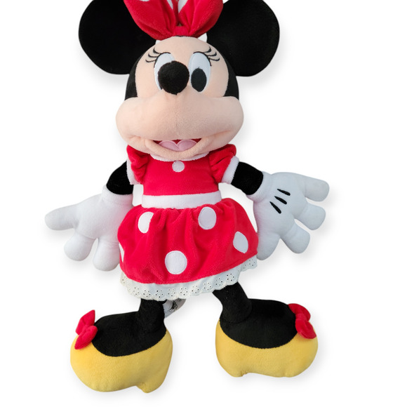 Disney Store Minnie Mouse Red Polka Dot Dress 20" Plush - Picture 4 of 10